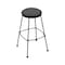 Holland Bar Stool Co 25" Stationary Counter Stool, Black Wrinkle, Canter Storm Seat 303025BW004 - alternate 1